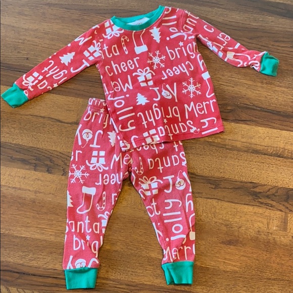 Carters holiday PJ set. Used, good condition. - Picture 2 of 5